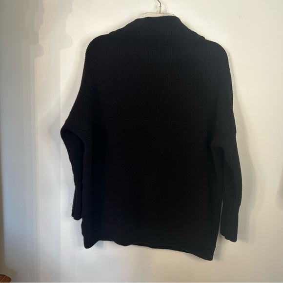 Free People Women’s Ottoman Slouchy Tunic Black XS retails now in stores $168 - Picture 4 of 6